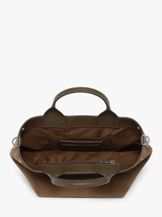 Longchamp Le roseau velvet Groen